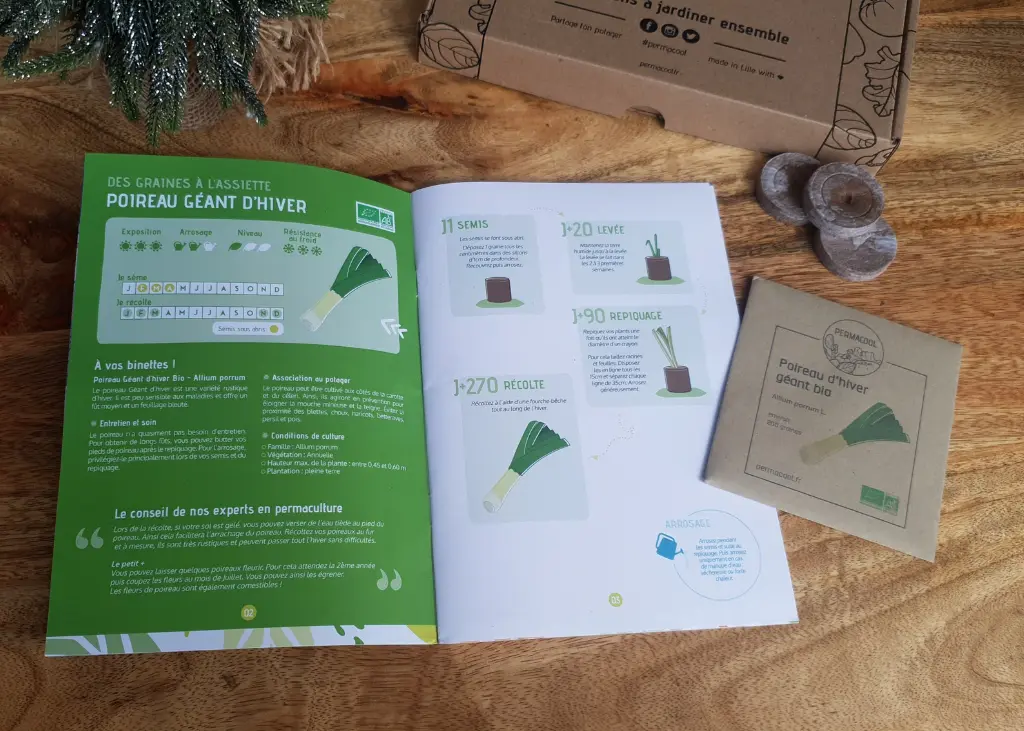 Coffret de jardinage "Voyage au centre de l'hiver"