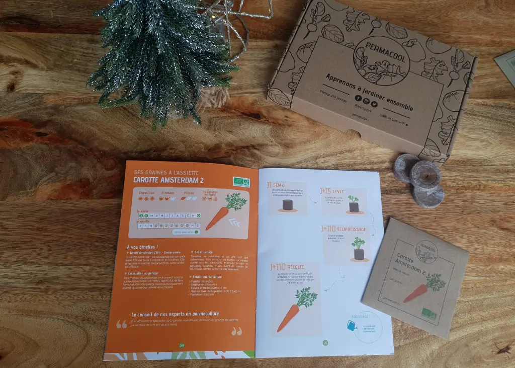 Coffret de jardinage "Voyage au centre de l'hiver"