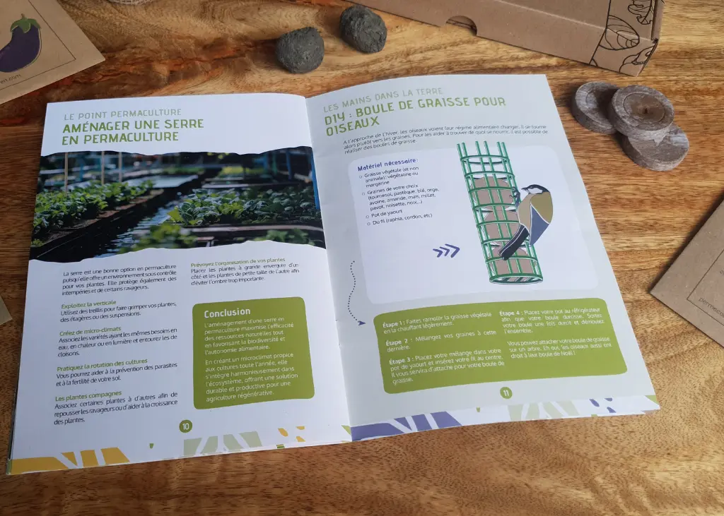 Coffret de jardinage "Voyage au centre de l'hiver"