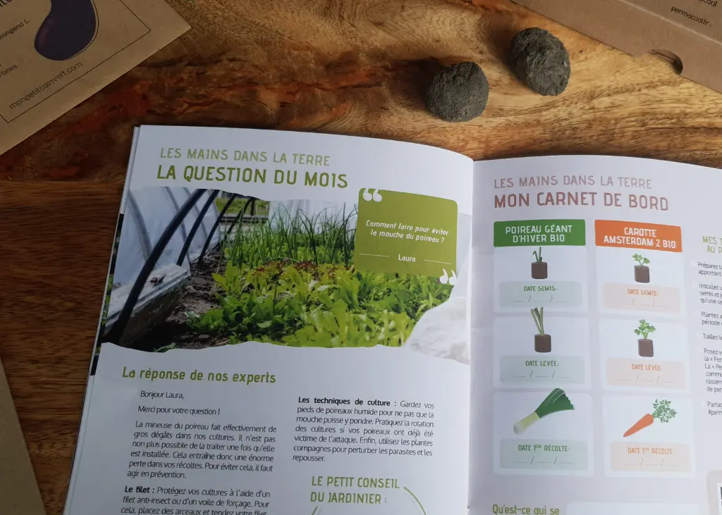 Coffret de jardinage "Voyage au centre de l'hiver"
