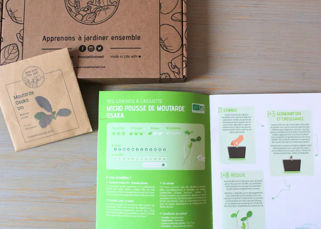 Coffret de jardinage "Micro-potager" 