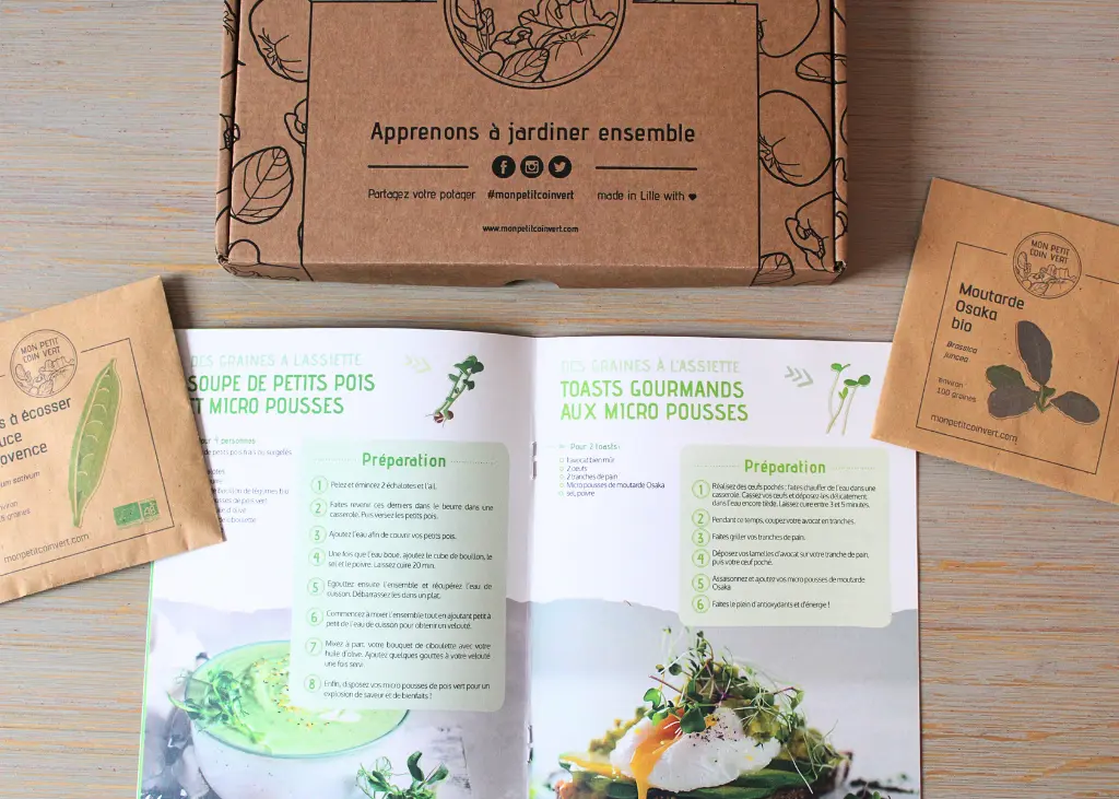 Coffret de jardinage "Micro-potager" 