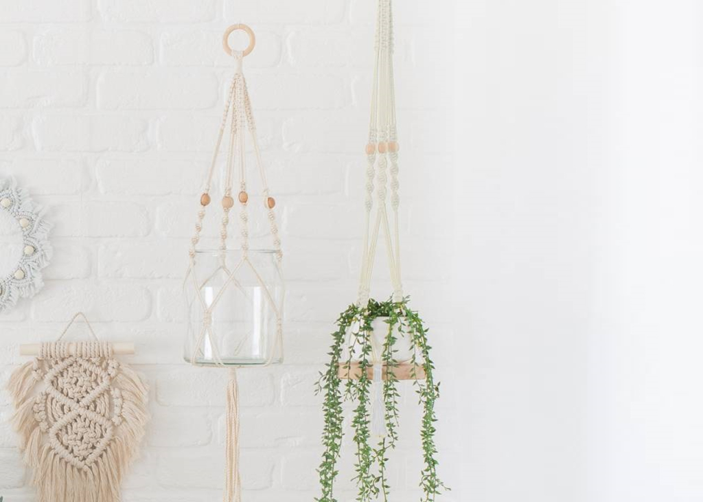 Kit suspension en macramé