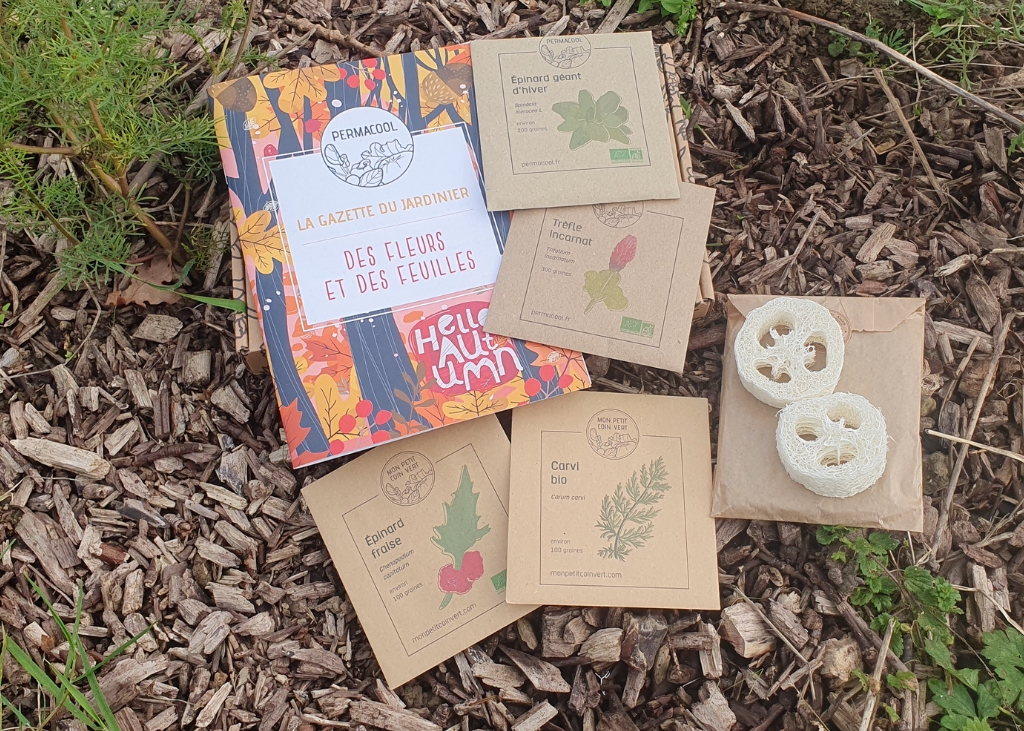 Coffret de jardinage Des fleurs et des feuilles