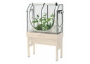 Serre pour potager sur pied adossé 1m - Vegtrug
