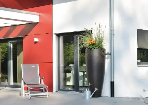 [995105] Cuve Récupération Eau Moka de Pluie 2 en 1 - Garantia