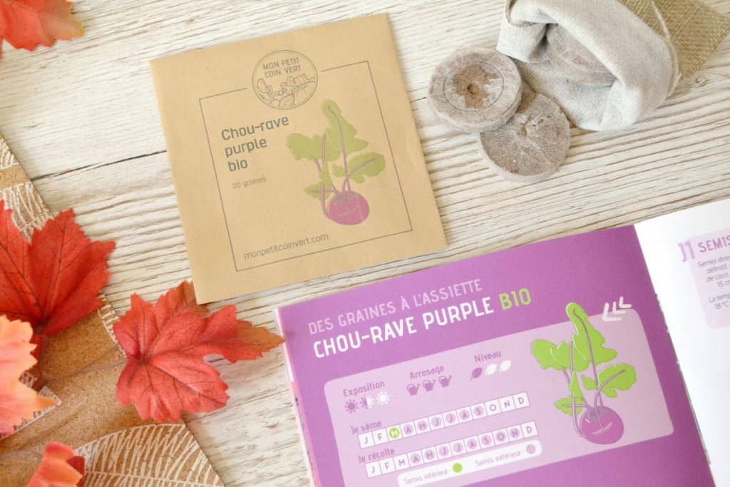 Sachet graine chou-rave azur star bio