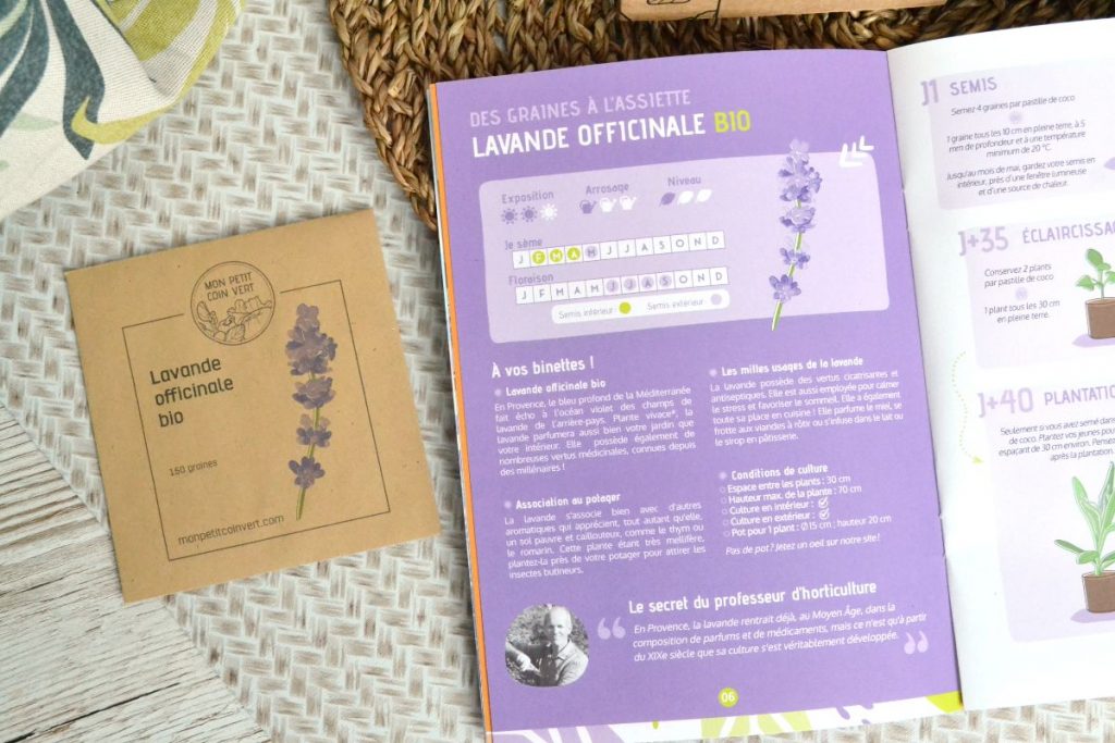 sachet graine lavande bio
