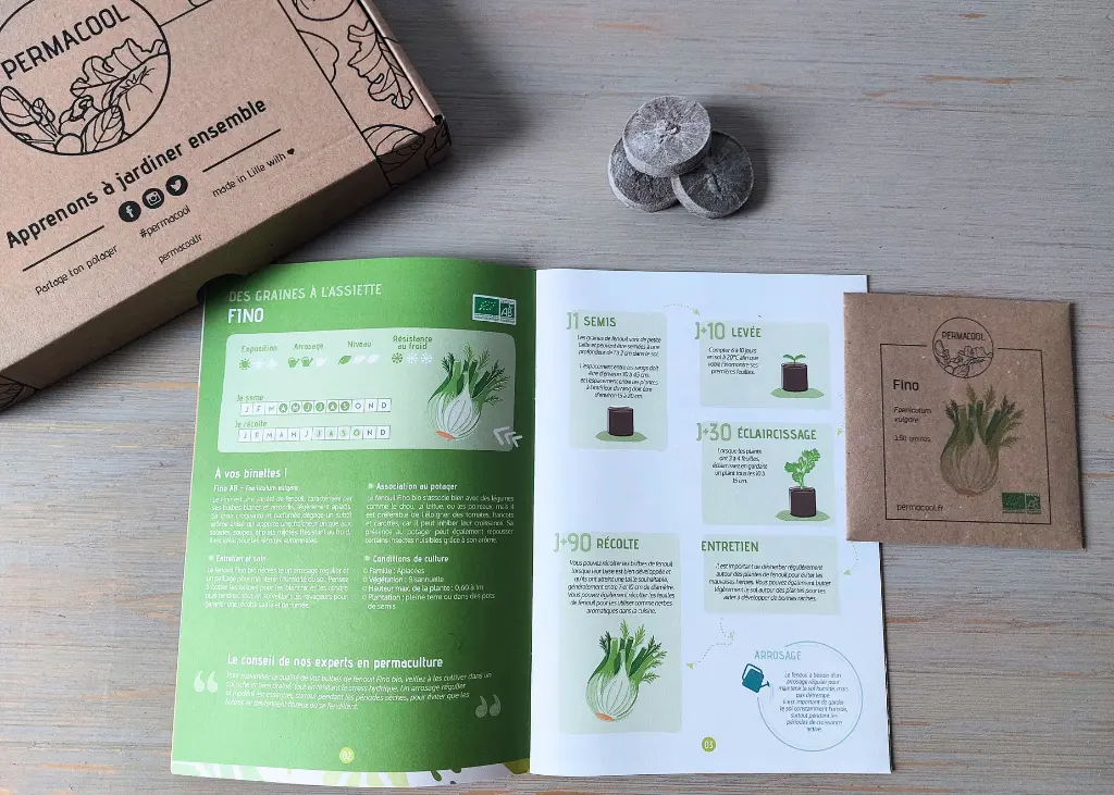 Coffret de jardinage "Le potager fantastique"