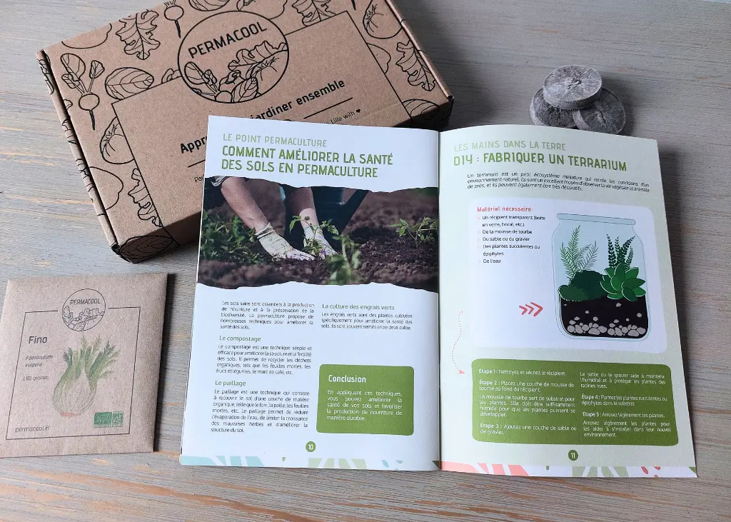 Coffret de jardinage "Le potager fantastique"