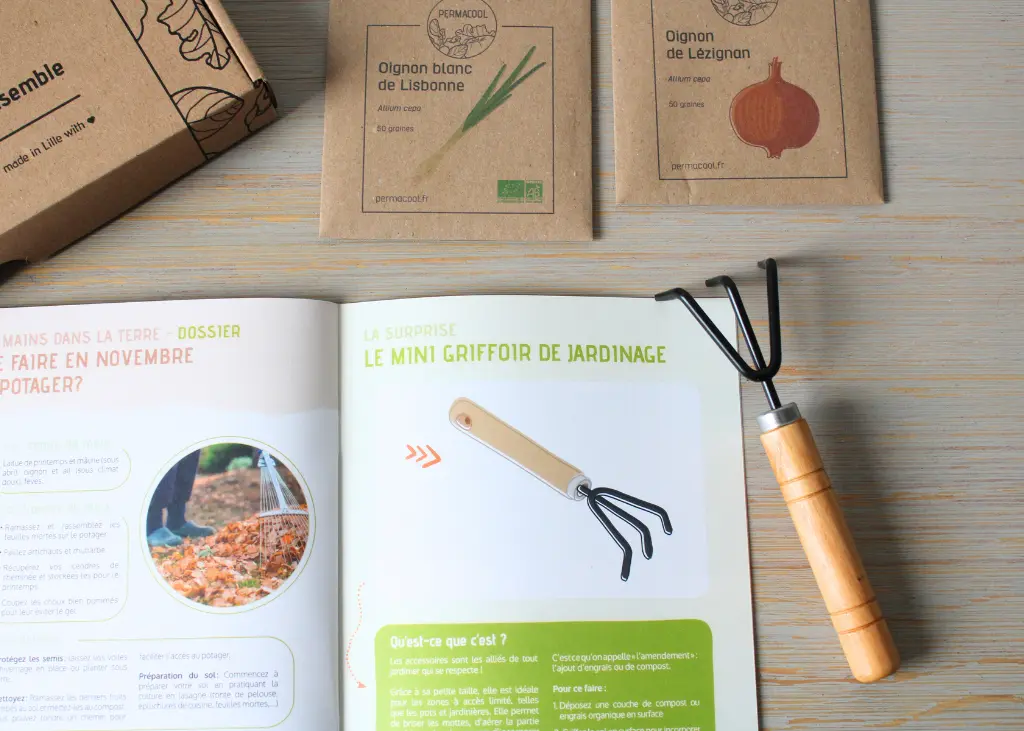 Coffret de jardinage "Aux petits oignons"