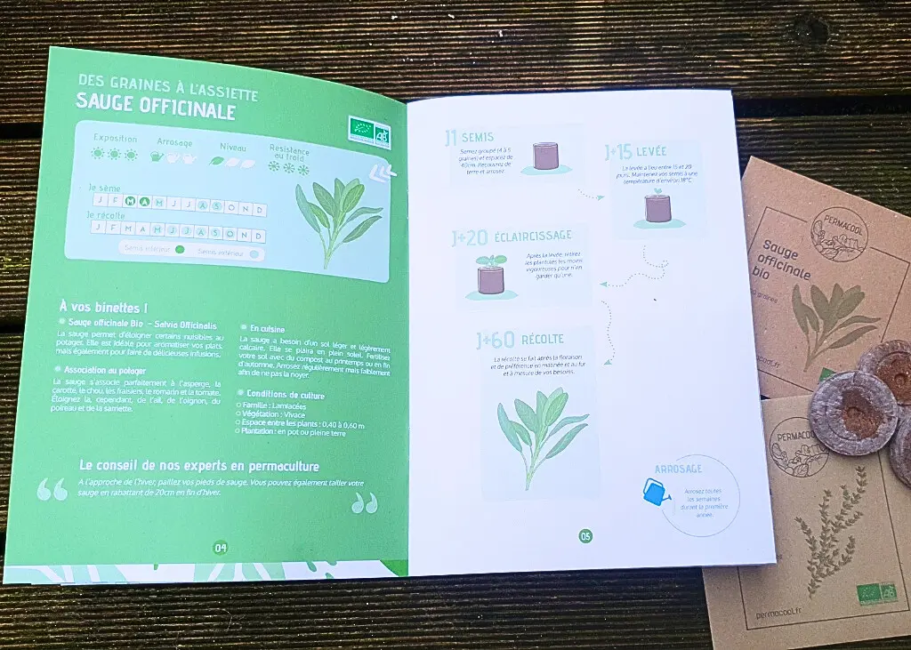 Coffret de jardinage "Place à la décoction" 