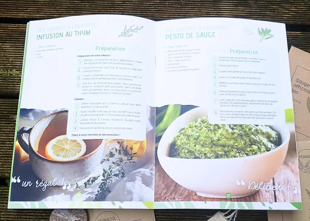 Coffret de jardinage "Place à la décoction" 