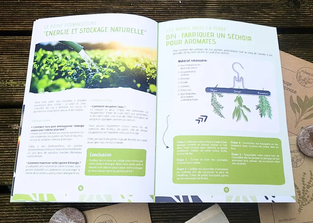Coffret de jardinage "Place à la décoction" 