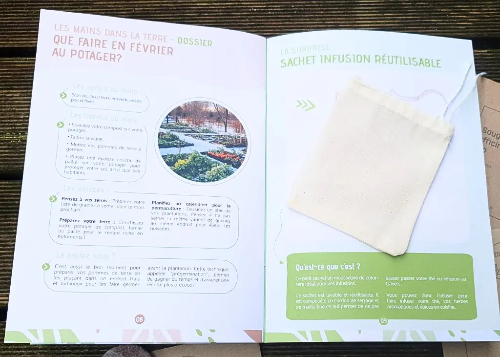 Coffret de jardinage "Place à la décoction" 