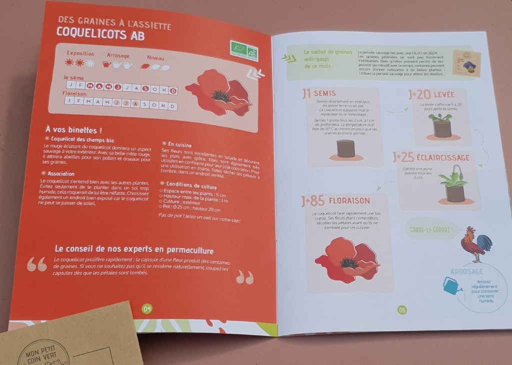 Coffret de jardinage "La poule aux oeufs d'or" 