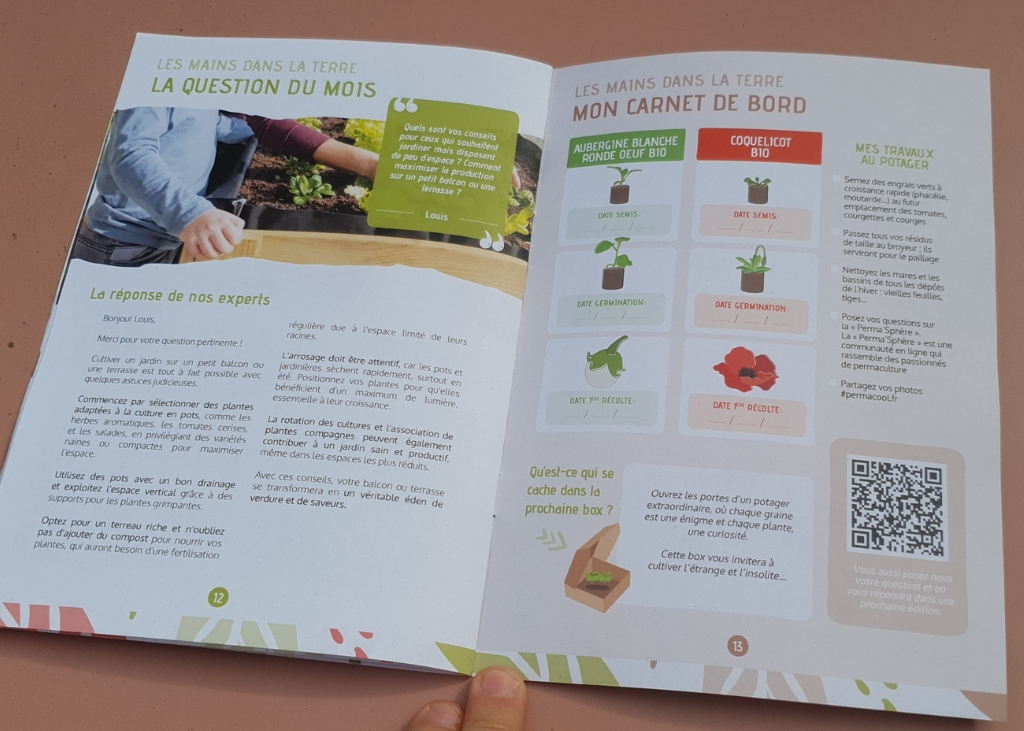 Coffret de jardinage "La poule aux oeufs d'or" 