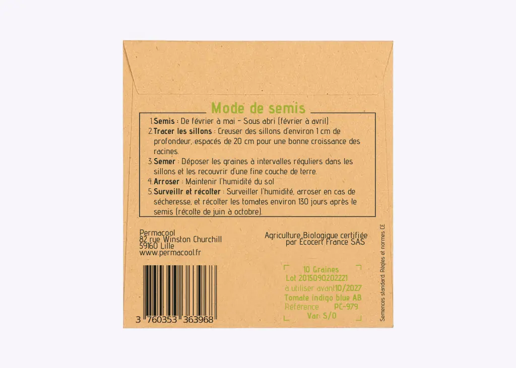 Kit jardinage - Mon potager permacole