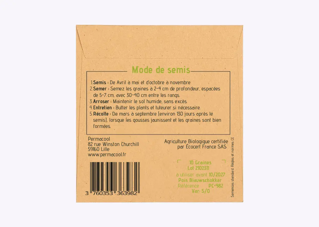 Kit jardinage - Mon potager permacole