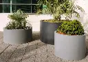 Pot Papi rodéo : Pot de fleurs cylindrique PEHD durable