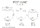 Pot Papi Lune : pot de fleurs en PEHD résistant