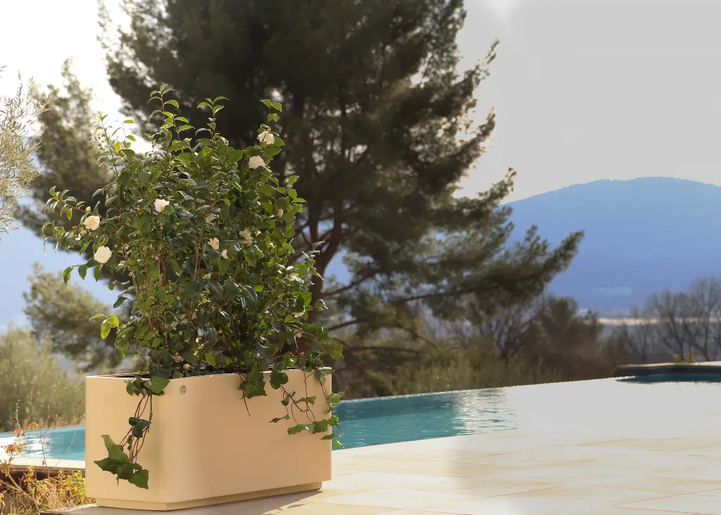 Jardinière rectangulaire Néo en PEHD - PAPI