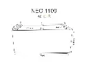 Jardinière rectangulaire Néo en PEHD - PAPI