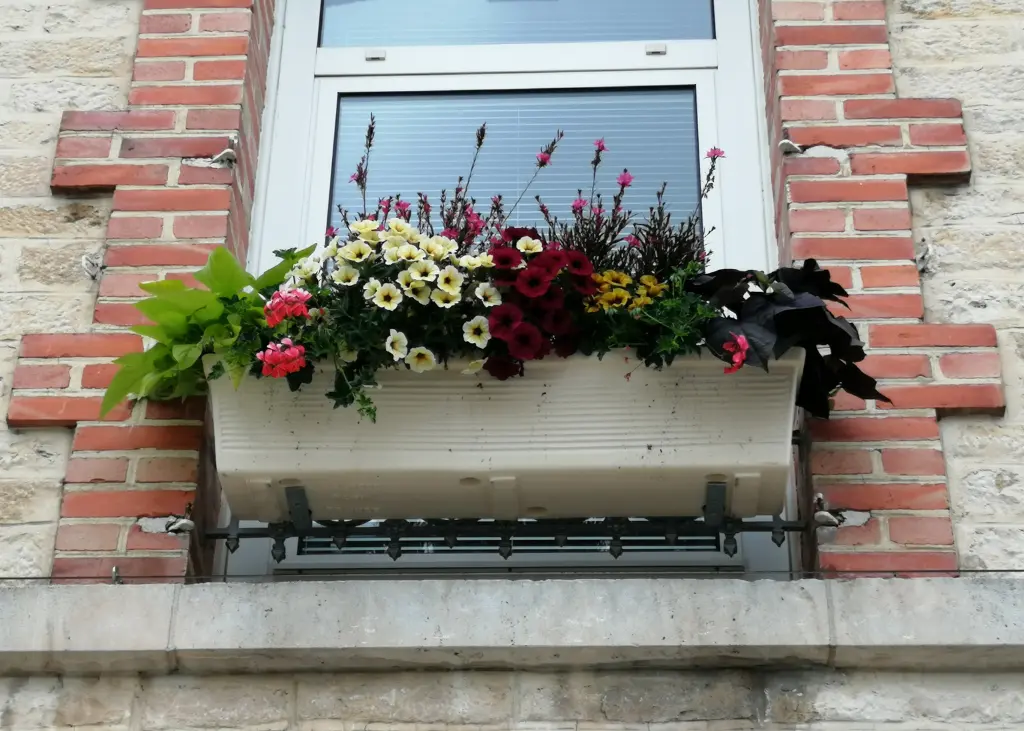 Balconnière droite Papi avec contre bac 100% recyclé 