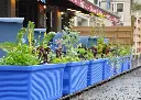 Balconnière droite Papi avec contre bac 100% recyclé 