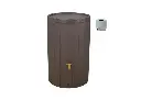 Récupérateur d’eau de pluie Madera 220 L avec robinet et collecteur – Garantia