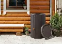 Récupérateur d’eau de pluie Madera 220 L avec robinet et collecteur – Garantia
