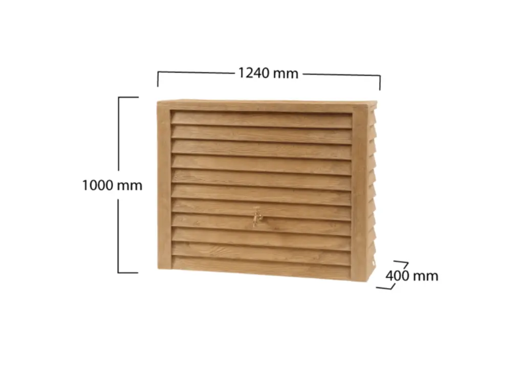 Cuve Récupération d'Eau Pluie Woody 350 L - Garantia