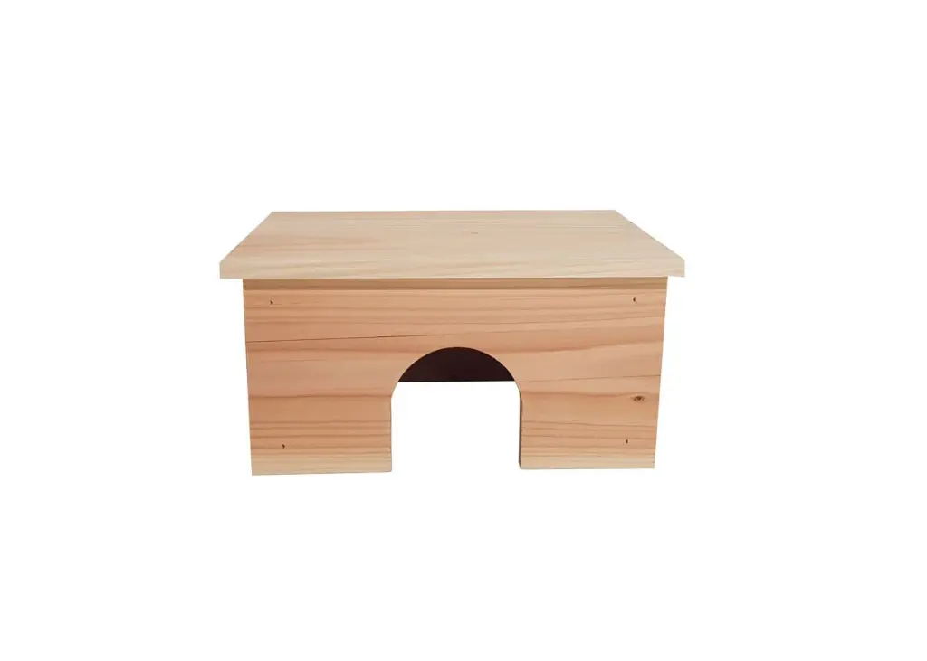 Maison pour cochon d’Inde en bois Douglas – 30 x 21 x 15 cm - Le livet