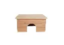 Maison pour cochon d’Inde en bois Douglas – 30 x 21 x 15 cm - Le livet