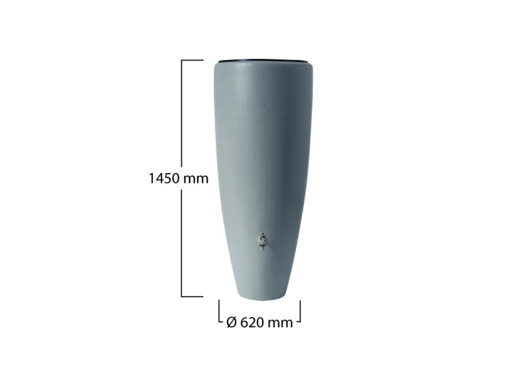 Cuve de récupération d’eau de pluie 300 L Garantia – Avec bac à plantes intégré