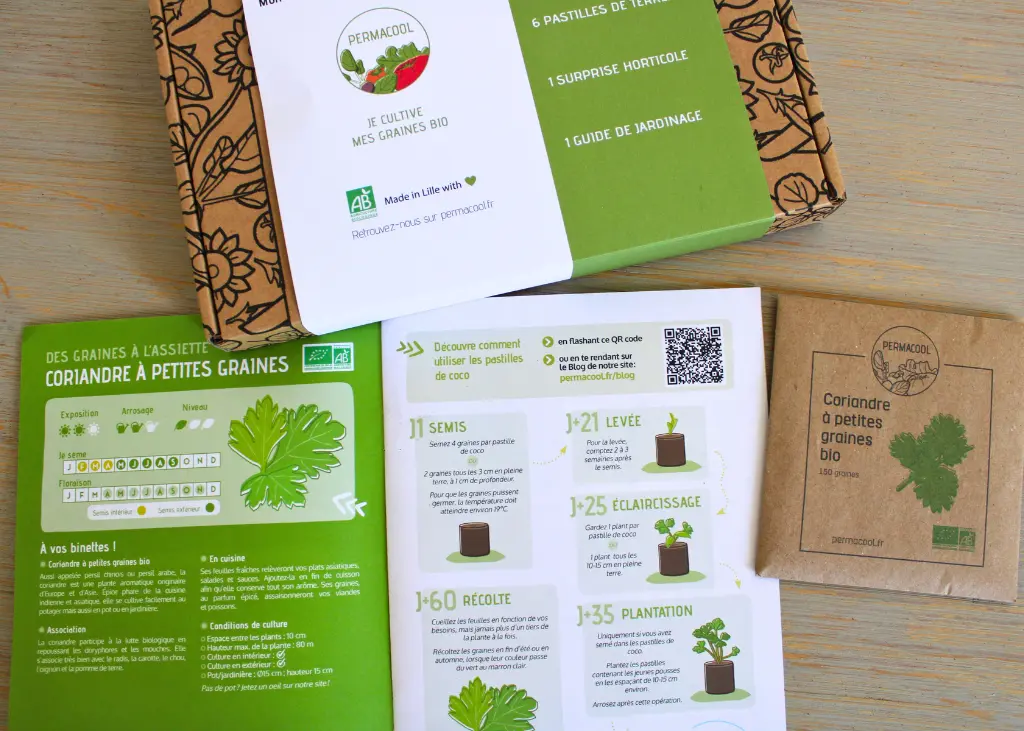 Coffret de jardinage "Cap sur l'Asie"