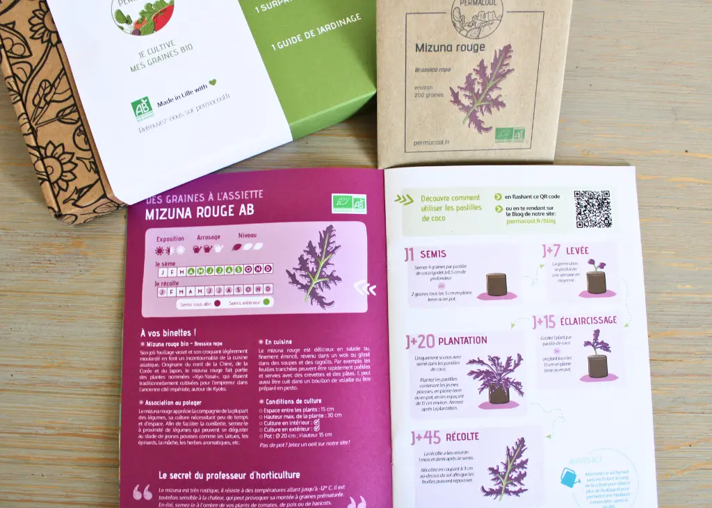 Coffret de jardinage "Cap sur l'Asie"