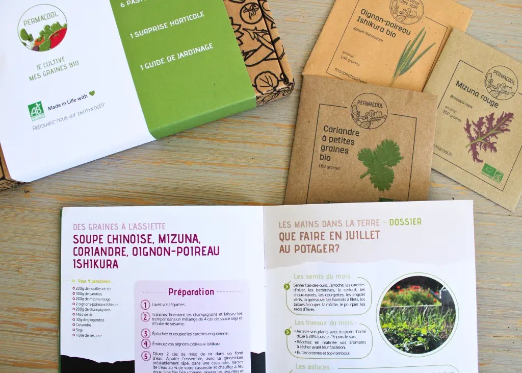 Coffret de jardinage "Cap sur l'Asie"