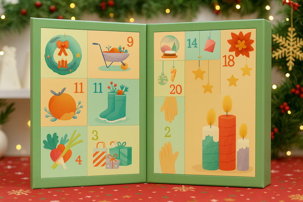 Calendrier de l'Avent jardinage 