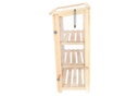 Serre de balcon en bois et polycarbonate Naturel L H.125 cm côté