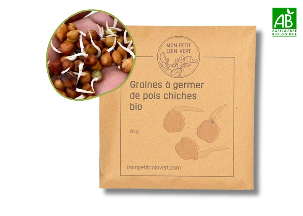 Graines à germer de pois chiches AB - DL