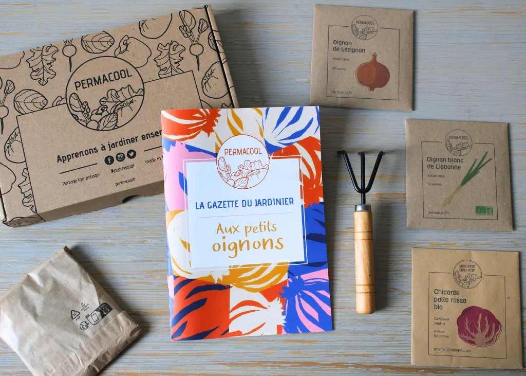 Coffret de jardinage "Aux petits oignons"