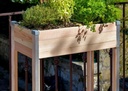 Carré potager en bois sur pieds 60x35x80cm