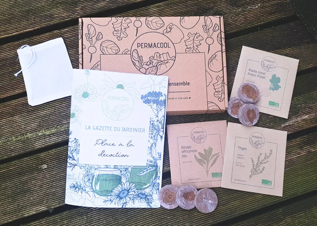 Coffret de jardinage "Place à la décoction" 