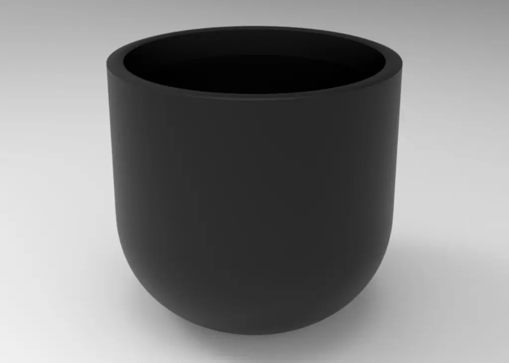 Pot Papi Lune : pot de fleurs en PEHD résistant