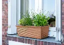 Jardinière droite PAPI avec contre bac 100% recyclé