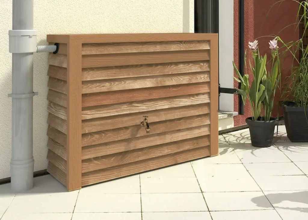 Cuve Récupération d'Eau Pluie Woody 350 L - Garantia