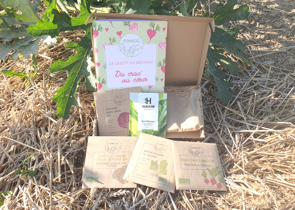 Coffret de jardinage "Du croc'au coeur"