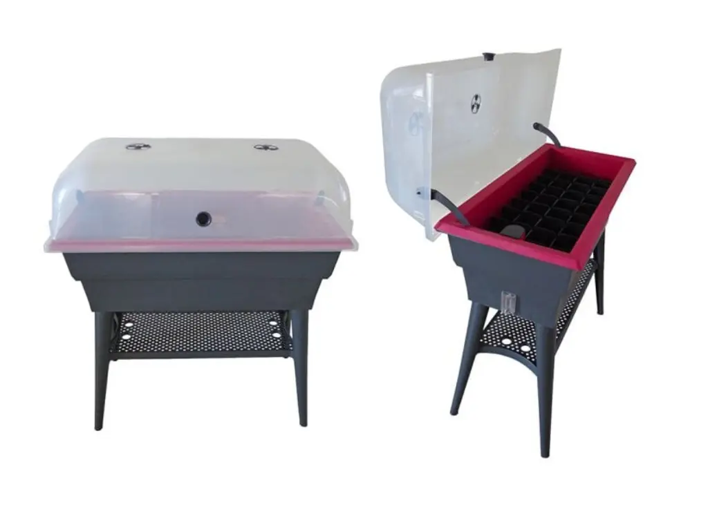 Jardinière Combi 40L avec mini serre – Calipso