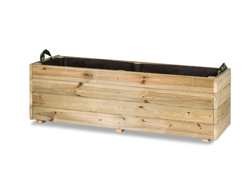 Jardinière en bois traité Ghio – 140 L 